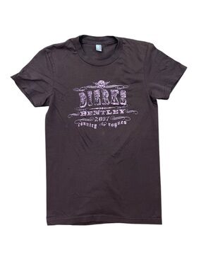 Y2K Dierks Bentley Tee T-Shirt Medium 2007 Brown Country Music Merch Tour Band